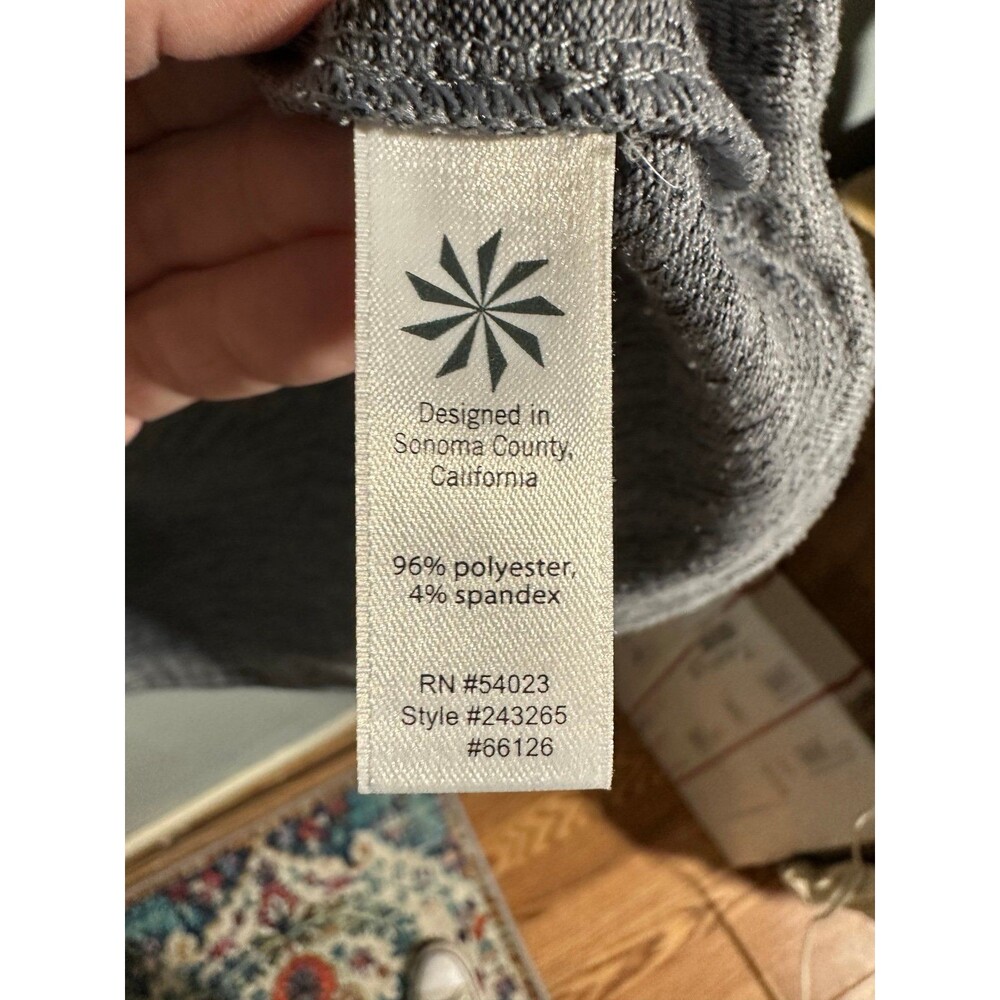 Athleta Charcoal Heather Gray Long Sleeve Pullover - Picture 4 of 4